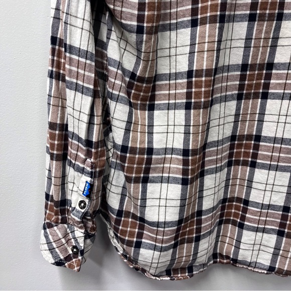 Kavu Melita Cozy Pine Flannel Tunic Pullover Shirt With Pockets Women's S - Picture 7 of 10